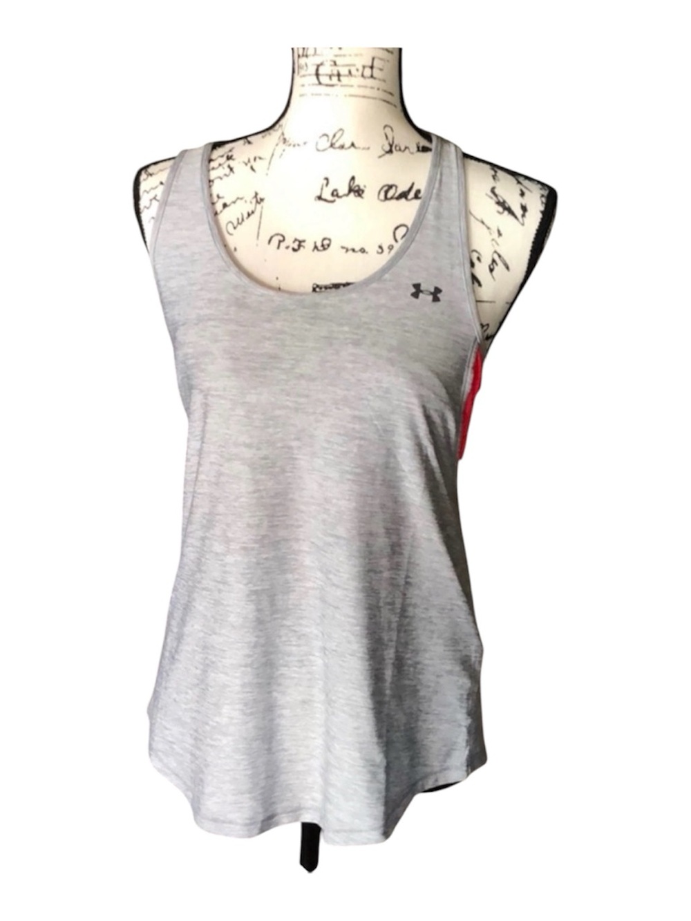 Under Armour Loose Tank With Mesh Back Athletic Gym Running Size S